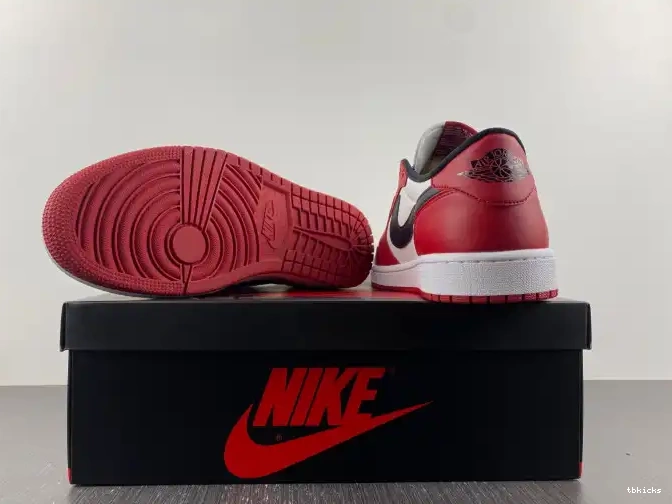 Cheap TBK Air Jordan Retro 705329-600 1 Low Chicago 0424